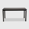 Baxton Studio Eveline Rectangular Wood Dining Table Espresso: Modern 6-Seater, MDF, Non-Extension - image 2 of 4