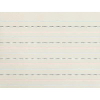 School Smart Zaner-Bloser Handwriting Paper, 10-1/2 x 8 Inches, Grade K, 500 Sheets