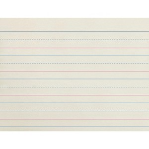 School Smart Zaner-Bloser Handwriting Paper, 10-1/2 x 8 Inches, Grade K, 500 Sheets - 1 of 2