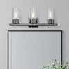 Livex Lighting Carson 3 - Light Vanity in  Black Chrome - 3 of 4