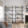 Whizmax 5 Tier Bookshelf, 67.9” Tall Bookcase with 5 Open Book Shelves, Bookcases with Roman Column for Home Office, Study Room, Living Room - 3 of 4