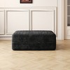 Whisen Convertible Sleeper Sofa Bed, Plush Corduroy Fabric, Back Support with Pillow - 3 of 4