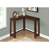 Monarch Specialties Accent Table Console Entryway Narrow Corner Living Room Bedroom Brown Laminate Contemporary Modern - 2 of 4