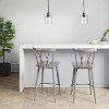 Set of 2 Becket Metal X Back Counter Height Barstool - Project 62™ - image 2 of 4