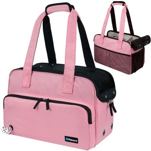 PetAmi Small Dog Purse Carrier, Soft Portable Pet Puppy Cat Travel Handbag Tote, Airline Approved Breathable Pockets Fleece Bed - 1 of 4