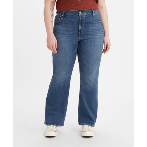 Levi's® Women's Plus Size 726™ High-rise Flare Jeans - Medium Indigo Worn  In 24 : Target