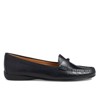Marc Joseph New York | Womens Leather Slip On Beverley Road Twisted Penny Driver Loafers - 3 of 4