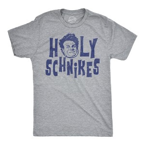 Mens Funny T Shirts Holy Schnikes Sarcastic Chris Farley Graphic Movie Quote Novelty Tee For Men - Crazy Dog Men's T Shirt With Movie Sayings - 1 of 4