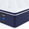 Coolvie 14 Inch Mattress, 4 Layer Premium Foam with Pocket Springs for Motion Isolation and Pressure Relieving, Medium Firm - 3 of 4