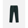 Deux par Deux Girl Stretch Velour Rib Treggings Dark Green - 3 of 4