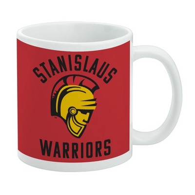 California State University Stanislaus Warriors Logo Ceramic Coffee Mug Novelty Gift Mugs for Coffee Tea and Hot Drinks 11oz White