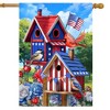 Briarwood Lane Spring House Flag 40x28 For Outdoor Home of the Free Birdhouses For Spring House Flag - 2 of 4