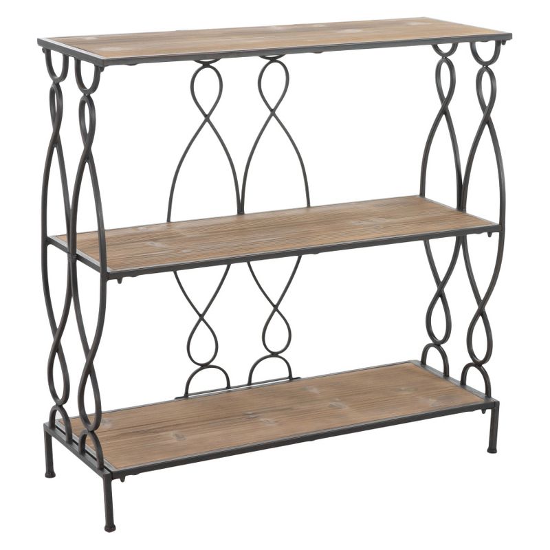Marseille 34" 3-Shelf Rustic Bookcase - Natural - Christopher Knight Home, 1 of 6