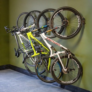StoreYourBoard Swivel Mount Bike Storage Rack | 4 Bicycle | Garage Wall Hook | Mud - 1 of 4