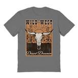 Rerun Island Men's Wild West Desert Short Sleeve Graphic Cotton T-shirt