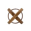 Orb Decorative Accent Natural Wood & Metal by Foreside Home & Garden - 4 of 4