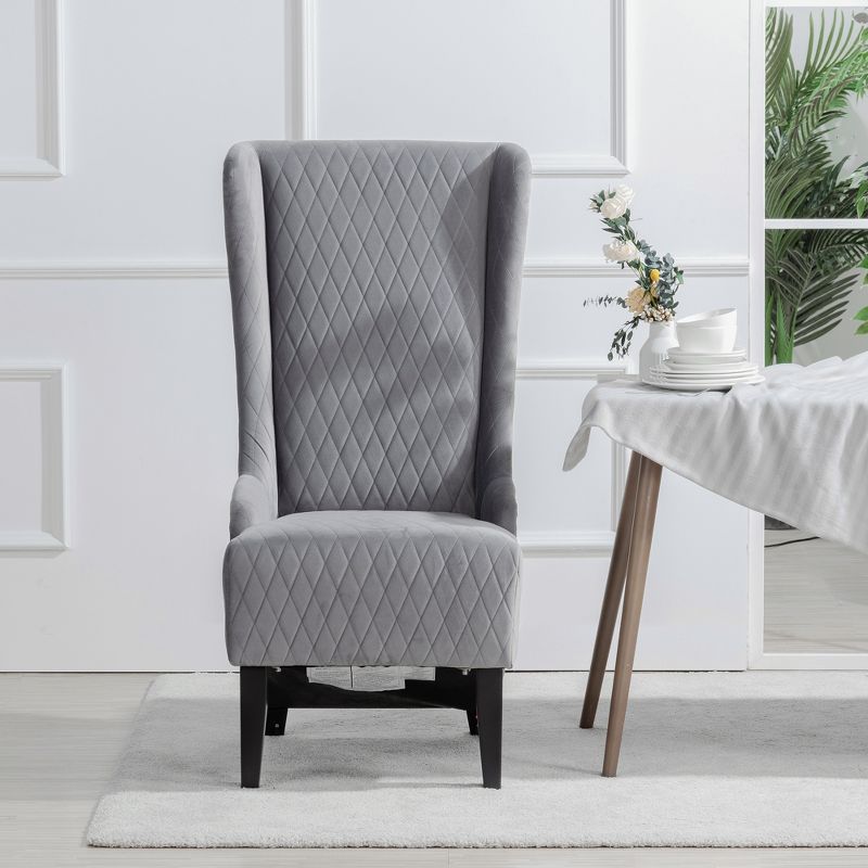 23.03" Wide Wing Back Chair - ModernLuxe, 2 of 12