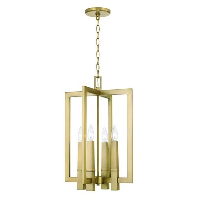 Capital Lighting Blake 4 - Light Chandelier in  Aged Brass