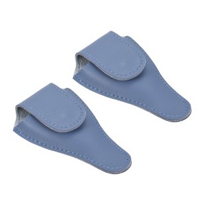 Unique Bargains PU Leather Nail Scissor Protective Cover Small Pointed Nipper Scissor Sheaths 4.5"x2.6" - 1 of 4