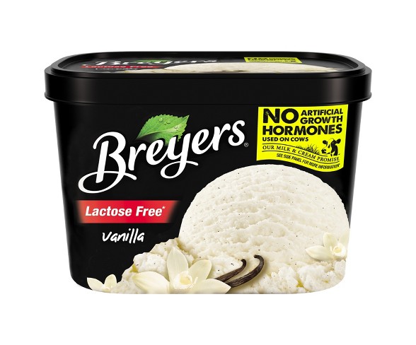 Breyers Lactose Free Vanilla Ice Cream - 48oz