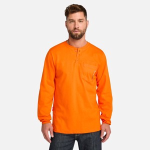 Timberland Men's Cotton Core Flame-Resistant Long-Sleeve Henley - 1 of 4