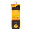 Always Warm by Heat Holders Men's Warm Twist Crew Socks - Black 7-12 - 3 of 4
