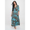 WEST K Women's Grace Faux-Wrap Maxi Dress with Tie Waist - 3 of 4