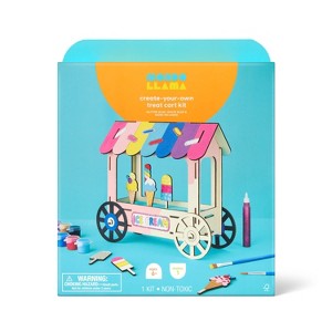 Summer Craft Ice Cream Stand Painting Activity Kit - Mondo Llama