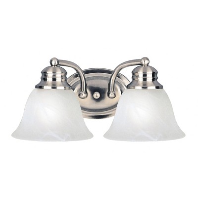Maxim Lighting Malaga 2 - Light Vanity in  Satin Nickel