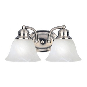 Maxim Lighting Malaga 2 - Light Vanity in  Satin Nickel - 1 of 2