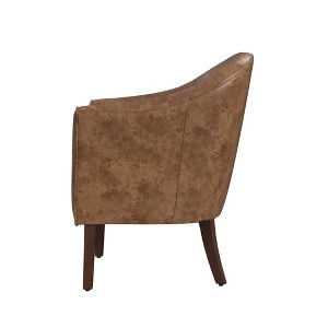 Modern Barrel Accent Chair - HomePop - 1 of 4