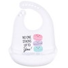Hudson Baby Infant Girl Silicone Bibs 3pk, Sweetest Cupcake, One Size - 3 of 4