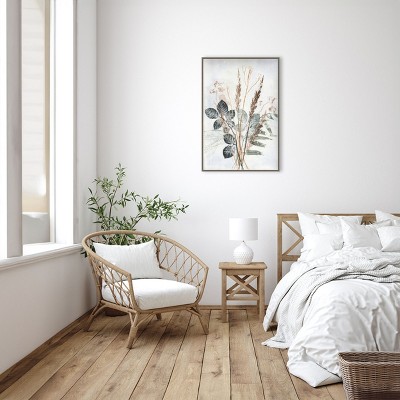 Natural Bouquet Canvas Print with Floating Frame