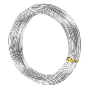 Unique Bargains Aluminum Gardening Branch Bonsai Training Wire 1 Roll - 1 of 4