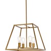 Elegant Lighting Declan 20 inch pendant in brass - 3 of 4