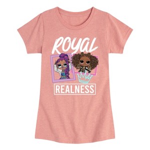 Girls' - LOL Surprise! - Royal Realness Fitted Short Sleeve Graphic T-Shirt - 1 of 4