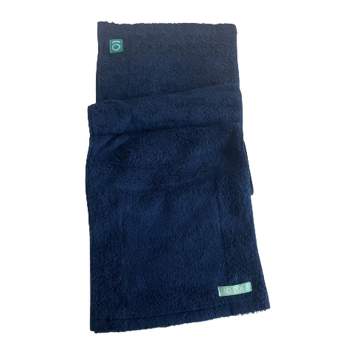 Non-Slip Yoga Towel 183 cm ⨯ 61 cm ⨯ 1 mm - Grey/Blue - Decathlon