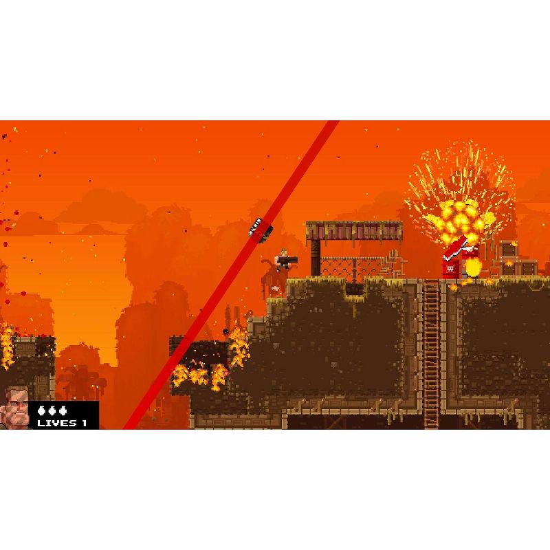 Broforce: Deluxe - Nintendo Switch: Action-Packed Multiplayer, Physical Game with Comic & Soundtrack Voucher, 4 of 12