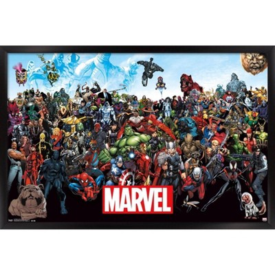Marvel - The Lineup Framed Poster Trends International