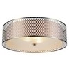 CWI Lighting Mikayla 5 Light Drum Shade Flush Mount With Satin Nickel Finish - 3 of 4