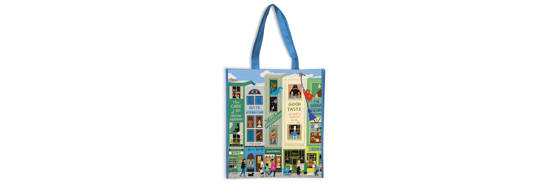 Main Street Books Reusable Shopping Bag - by  Galison (Hardcover)