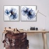 Stupell Industries Blue Modern Flowers, 24" x 24" (Set of 2) - 2 of 4
