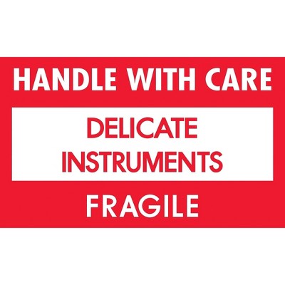 The Packaging Wholesalers Delicate Instruments - HWC Shipping Label 3" x 5" LABDL1460