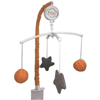 Bacati - Basketball Orange/Grey Musical Mobile