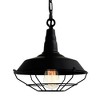 CWI Lighting Morgan 1 Light Down Mini Pendant With Black Finish - 3 of 4