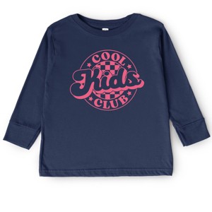 The Juniper Shop Cool Kids Club Checkered Toddler Long Sleeve Tee - 1 of 4