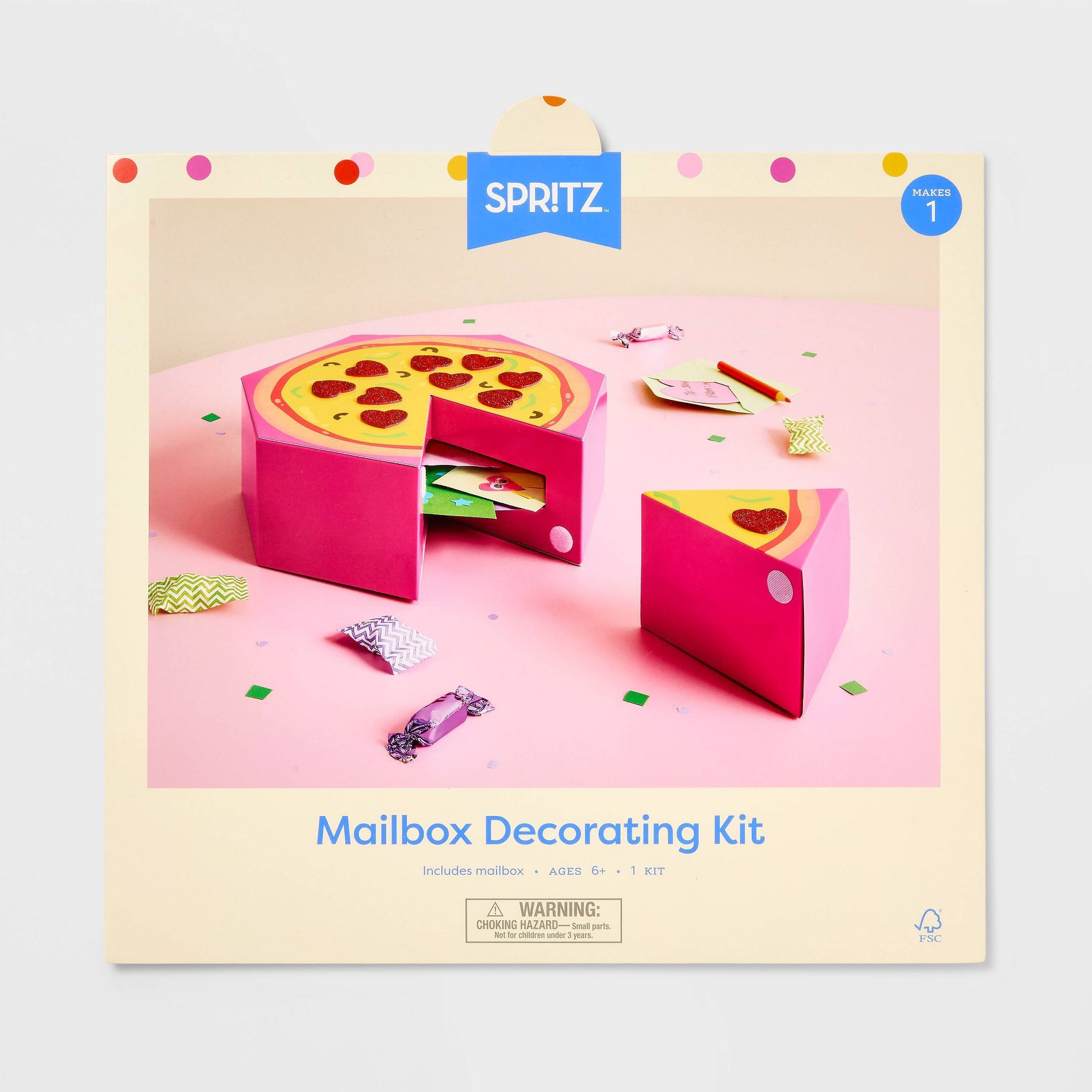 Valentine's Day Pizza Character Box - Spritz™