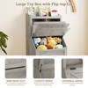 3-Tier Kids Bookcase and Toy Storage Organizer with Flip-Top Lid, Wooden Toy Chest for Playroom, Bedroom, Nursery - 3 of 4