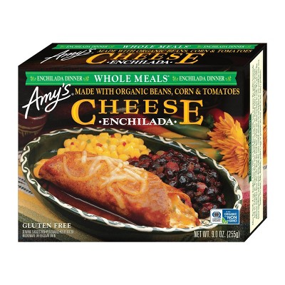 Amy's Gluten Free Frozen Cheese Enchilada Meal - 9oz