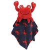 Hudson Baby Infant Boy Plush Blanket with Security Blanket, Crab, One Size - 3 of 4